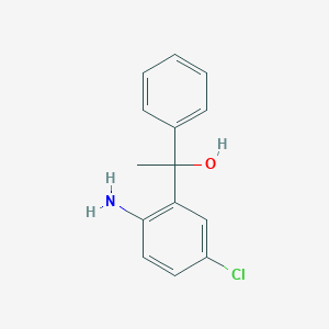 molecular formula C14H14ClNO B137709 1-(2-Amino-5-chlorophenyl)-1-phenylethanol CAS No. 3158-98-3