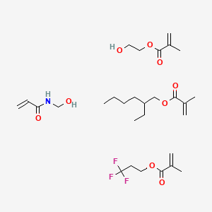 2-ethylhexyl 2-methylprop-2-enoate;2-hydroxyethyl 2-methylprop-2-enoate;N-(hydroxymethyl)prop-2-enamide;3,3,3-trifluoropropyl 2-methylprop-2-enoate