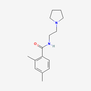 Benzamide, 2,6-dimethyl-N-(2-(pyrrolidinyl)ethyl)-