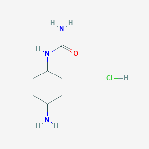 molecular formula C7H16ClN3O B1377104 (4-Aminocyclohexyl)urea hydrochloride CAS No. 1443982-04-4
