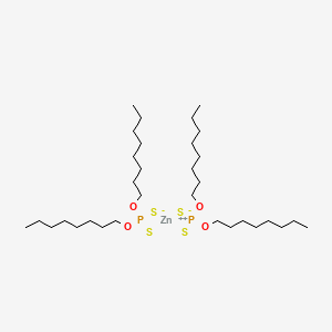 Zinc, bis(O,O-dioctyl phosphorodithioato-kappaS,kappaS')-, (T-4)-