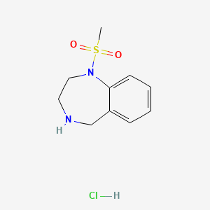 1-methanesulfonyl-2,3,4,5-tetrahydro-1H-1,4-benzodiazepine hydrochloride