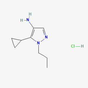 5-cyclopropyl-1-propyl-1H-pyrazol-4-amine hydrochloride