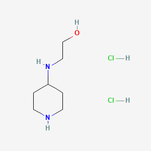 2-[(Piperidin-4-yl)amino]ethan-1-ol dihydrochloride