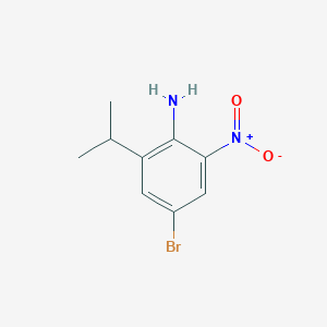4-Bromo-2-nitro-6-(propan-2-yl)aniline
