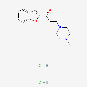 1-(1-Benzofuran-2-yl)-3-(4-methylpiperazin-1-yl)propan-1-one dihydrochloride