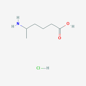 molecular formula C6H14ClNO2 B1377137 5-Aminohexanoic acid hydrochloride CAS No. 855913-65-4