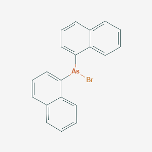 Dinaphthalen-1-ylarsinous bromide