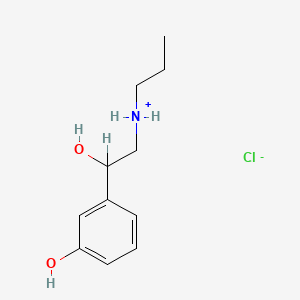 3-Hydroxy-alpha-((propylamino)methyl)benzyl alcohol hydrochloride