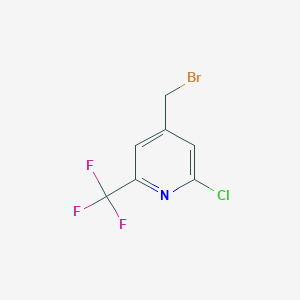 4-(Bromomethyl)-2-chloro-6-(trifluoromethyl)pyridine