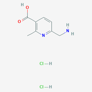 6-(Aminomethyl)-2-methylpyridine-3-carboxylic acid dihydrochloride
