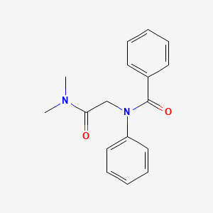 Benzanilide, N-((dimethylcarbamoyl)methyl)-