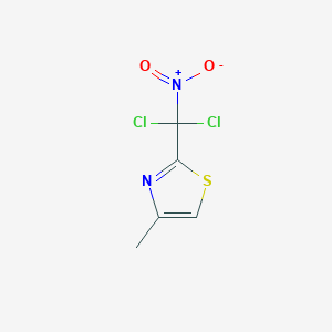 2-[Dichloro(nitro)methyl]-4-methyl-1,3-thiazole