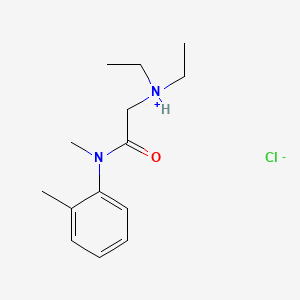 2-(Diethylamino)-N-methyl-o-acetotoluidide hydrochloride