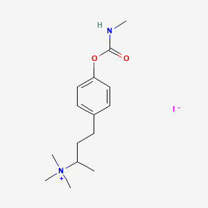 Carbamic acid, methyl-, 4-(3-(trimethylammonio)butyl)phenyl ester, iodide