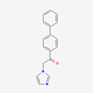 N-((4-Phenylbenzoyl)methyl)imidazole