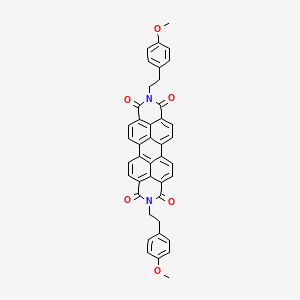 7,18-Bis[2-(4-methoxyphenyl)ethyl]-7,18-diazaheptacyclo[14.6.2.22,5.03,12.04,9.013,23.020,24]hexacosa-1(23),2,4,9,11,13,15,20(24),21,25-decaene-6,8,17,19-tetrone