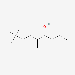 5,6,7,8,8-Pentamethylnonan-4-ol