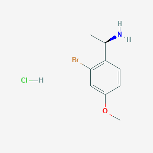 (1R)-1-(2-bromo-4-methoxyphenyl)ethan-1-amine hydrochloride