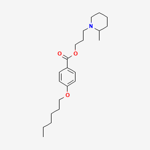 3-(2'-Methylpiperidino)propyl p-hexoxybenzoate