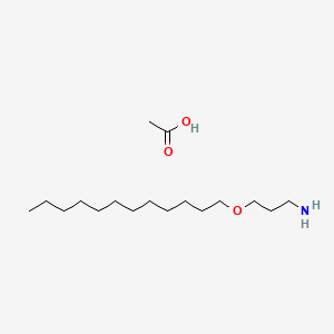 3-(Dodecyloxy)propylammonium acetate