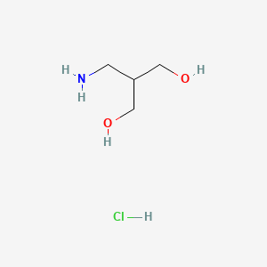molecular formula C4H12ClNO2 B1377208 2-(Aminomethyl)propane-1,3-diol hydrochloride CAS No. 1427379-01-8