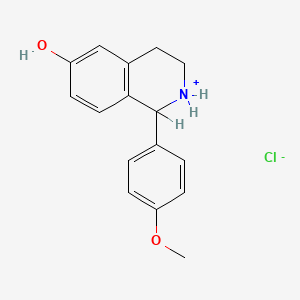 1,2,3,4-Tetrahydro-1-(4-methoxyphenyl)-6-isoquinolinol hydrochloride