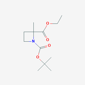 1-Tert-butyl 2-ethyl 2-methylazetidine-1,2-dicarboxylate