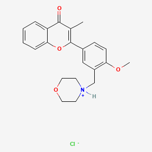 4'-Methoxy-3-methyl-3'-(morpholinomethyl)flavone hydrochloride