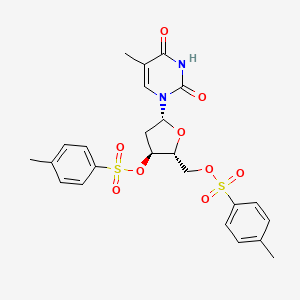 Tos(-3)[Tos(-5)]2-deoxy-D-eryPenf(b)-thymin-1-yl