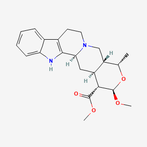 methyl (1S,15R,16S,18R,19R,20S)-18-methoxy-16-methyl-17-oxa-3,13-diazapentacyclo[11.8.0.02,10.04,9.015,20]henicosa-2(10),4,6,8-tetraene-19-carboxylate