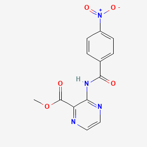 Methyl 3-(4-nitrobenzamido)pyrazine-2-carboxylate