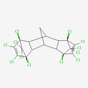 (3R,6S,10R,13S)-3,4,5,6,10,11,12,13,16,16,17,17-dodecachlorohexacyclo[6.6.1.13,6.110,13.02,7.09,14]heptadeca-4,11-diene