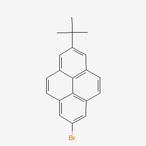molecular formula C20H17B B1377221 2-Bromo-7-tert-butylpyrene CAS No. 78751-80-1