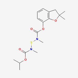 Benzofuran, 2,3-dihydro-2,2-dimethyl-7-(N-(N-methyl-N-isopropoxycarbonylaminothio)-N-methylcarbamoyloxy)-