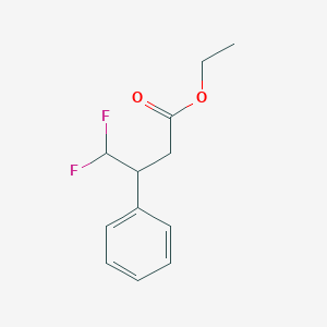 Ethyl 4,4-difluoro-3-phenylbutanoate