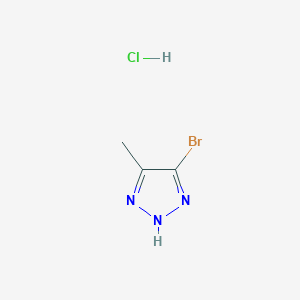 5-Bromo-4-methyl-1H-1,2,3-triazole hydrochloride
