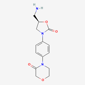 (R)-4-(4-(5-(Aminomethyl)-2-oxooxazolidin-3-yl)phenyl)morpholin-3-one