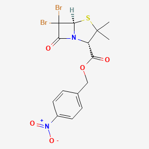 molecular formula C15H14Br2N2O5S B13772303 P-Nitrobenzyl-6,6-dibromopenicillinate 