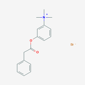 molecular formula C17H20BrNO2 B13772324 (3-Phenylacetoxy)phenyltrimethylammonium bromide CAS No. 64049-72-5