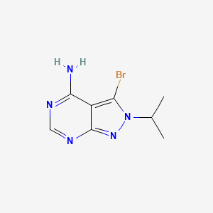 3-bromo-2-isopropyl-2H-pyrazolo[3,4-d]pyrimidin-4-amine