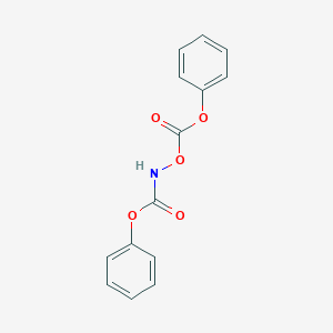 molecular formula C14H11NO5 B137724 N,O-Bis-(phenoxycarbonyl)-hydroxylamine CAS No. 141580-65-6