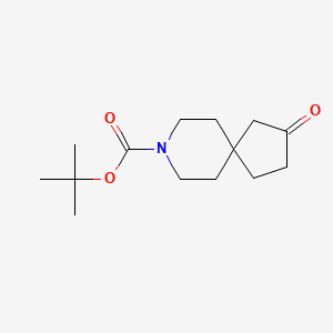molecular formula C14H23NO3 B1377245 叔丁基2-氧代-8-氮杂螺[4.5]癸烷-8-羧酸酯 CAS No. 1250994-14-9