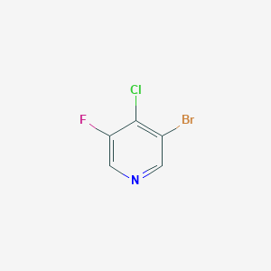 molecular formula C5H2BrClFN B1377246 3-溴-4-氯-5-氟吡啶 CAS No. 1211540-92-9