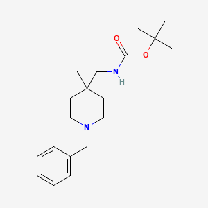 tert-Butyl ((1-benzyl-4-methylpiperidin-4-yl)methyl)carbamate