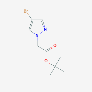 molecular formula C9H13BrN2O2 B1377252 tert-Butyl 2-(4-bromo-1H-pyrazol-1-yl)acetate CAS No. 1199773-67-5