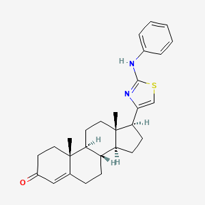 17-beta-(2-Anilino-4-thiazolyl)-androst-4-en-3-one