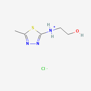 2-(5-Methyl-1,3,4-thiadiazol-2-ylamino)ethanol hydrochloride