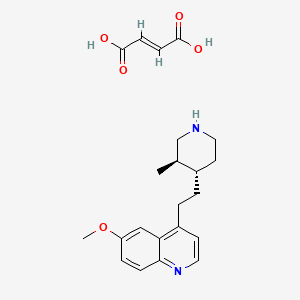 trans-(+-)-6-Methoxy-4-(2-(3-methyl-4-piperidinyl)ethyl)quinoline