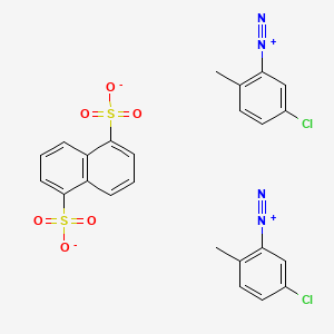 5-chloro-2-methylbenzenediazonium;naphthalene-1,5-disulfonate